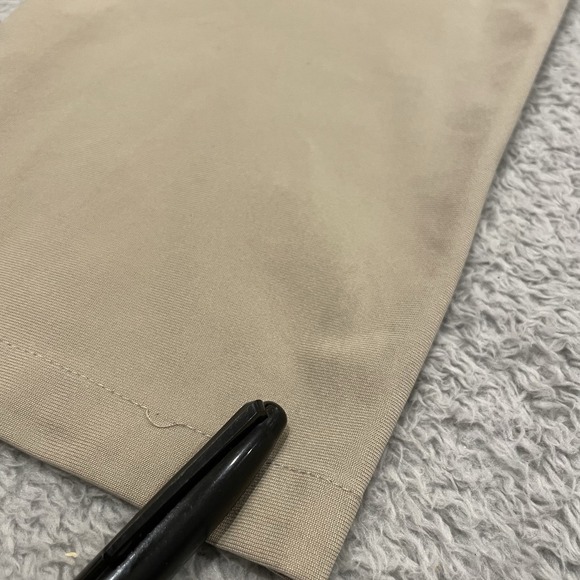 Lululemon Commission Slim Fit Pants Mens 30x27 Beige ABC Chino Warpstreme - Picture 11 of 15